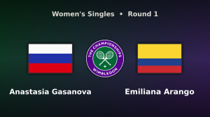 Anastasia Gasanova vs Emiliana Arango live stream