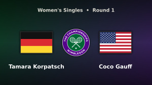 Tamara Korpatsch vs Coco Gauff live stream