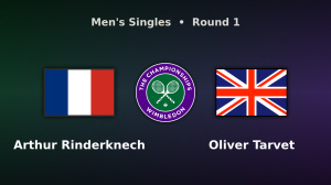 Arthur Rinderknech vs Oliver Tarvet live stream