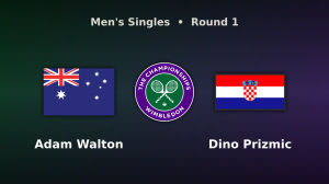 Adam Walton vs Dino Prizmic live stream