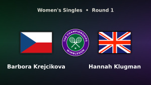 Barbora Krejcikova vs Hannah Klugman live stream