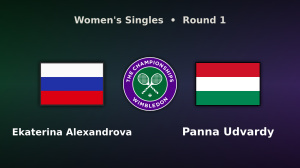 Ekaterina Alexandrova vs Panna Udvardy live stream